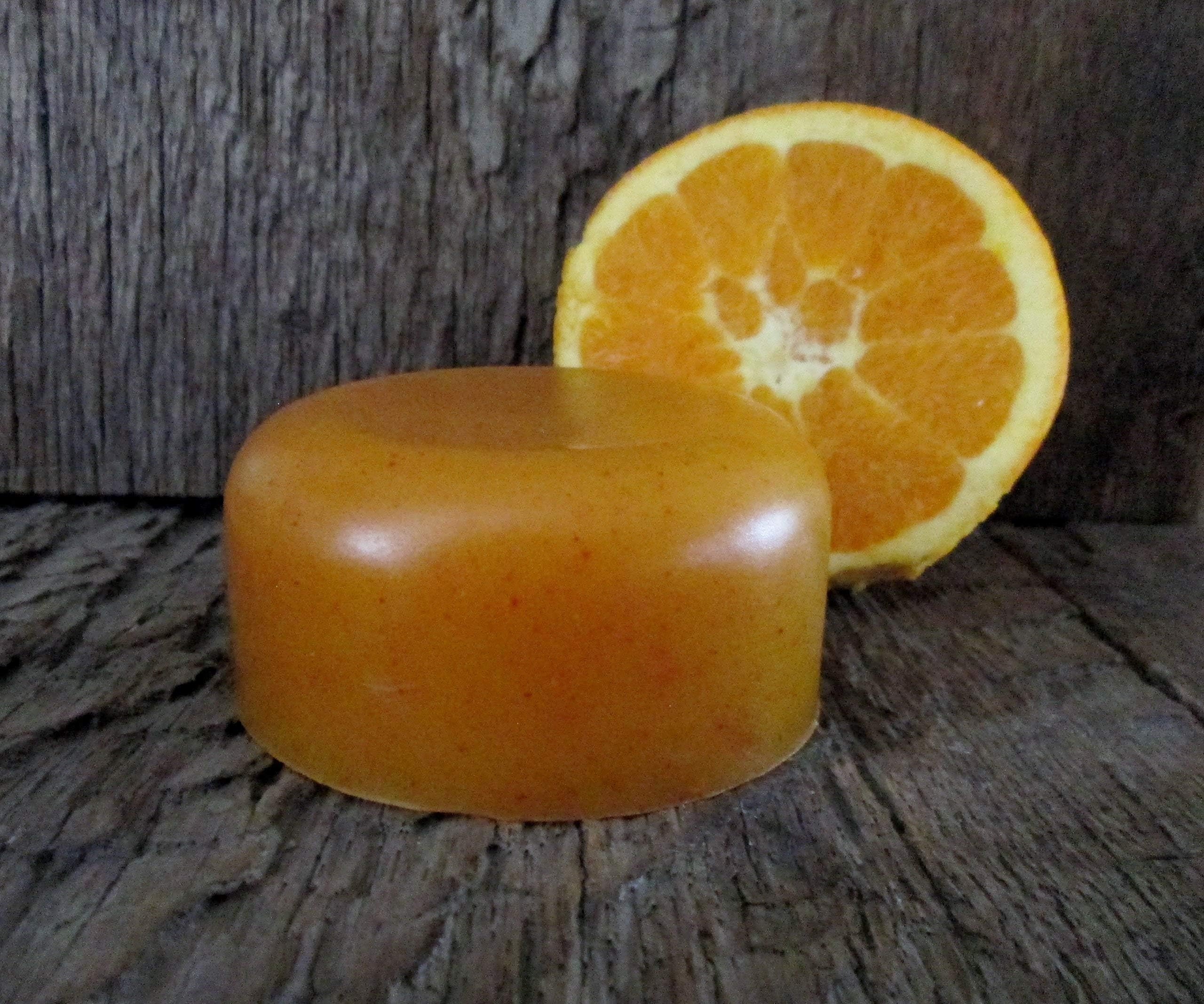 Organic Glycerin Orange Vitamin C Facial Soap Bar