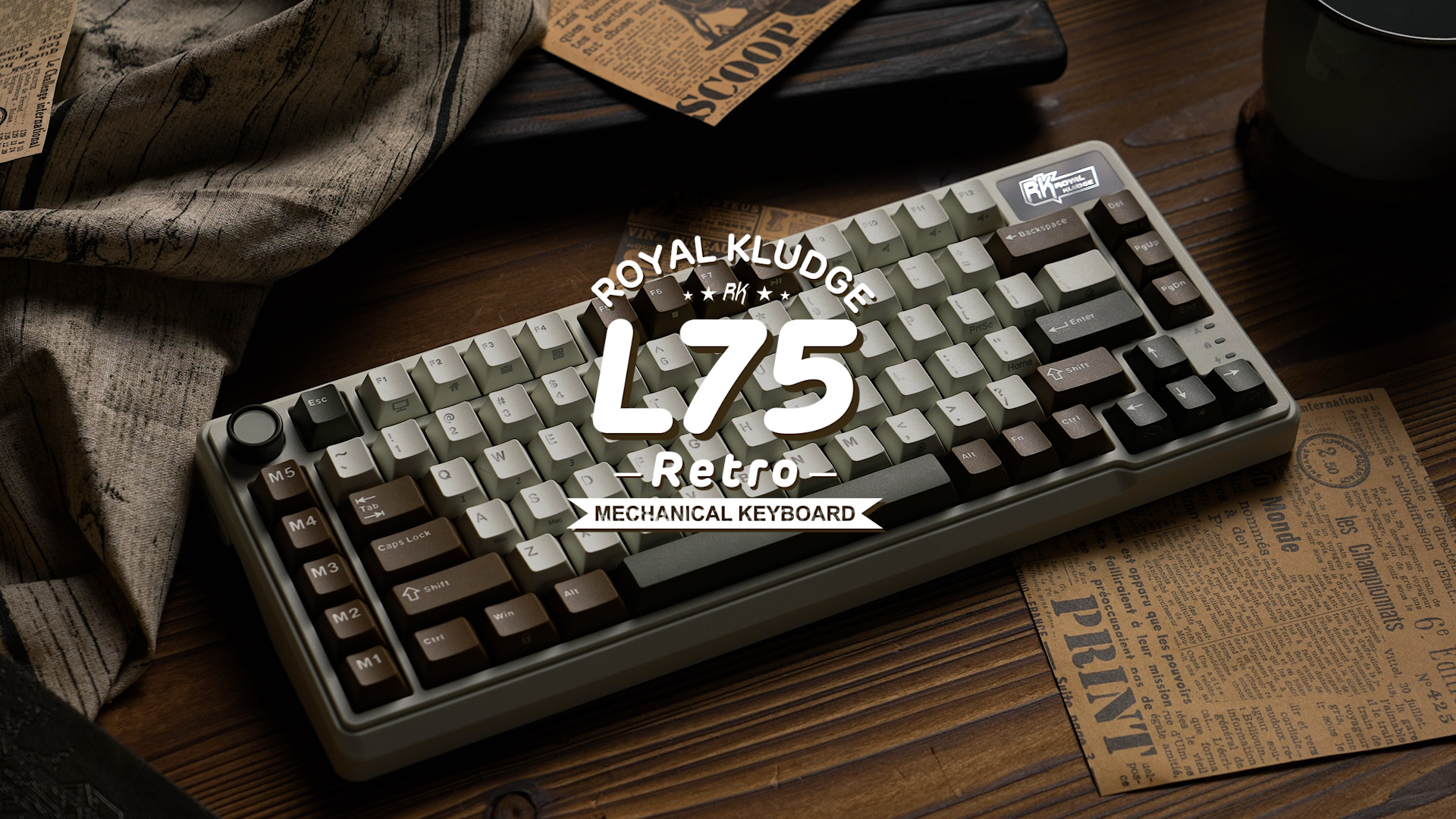 Amazon | RK ROYAL KLUDGE L75 メカニカルキーボード、ガスケット