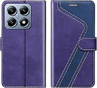 Vista 58 de para Samsung Galaxy A14 5G (2023) Funda tipo cartera, Funda de cuero con tapa [Bloqueo RFID] Soporte para tarjetas de crédito Folio Soporte