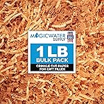 MagicWater Supply Crinkle Cut Paper Shred Filler-1LB Yellow Orange-Decorative & Protective Packaging for Bridesmaid Gifts & Bridesmaid Proposal Gifts Holiday Stuffers Birthdays Wedding & Anniversaries