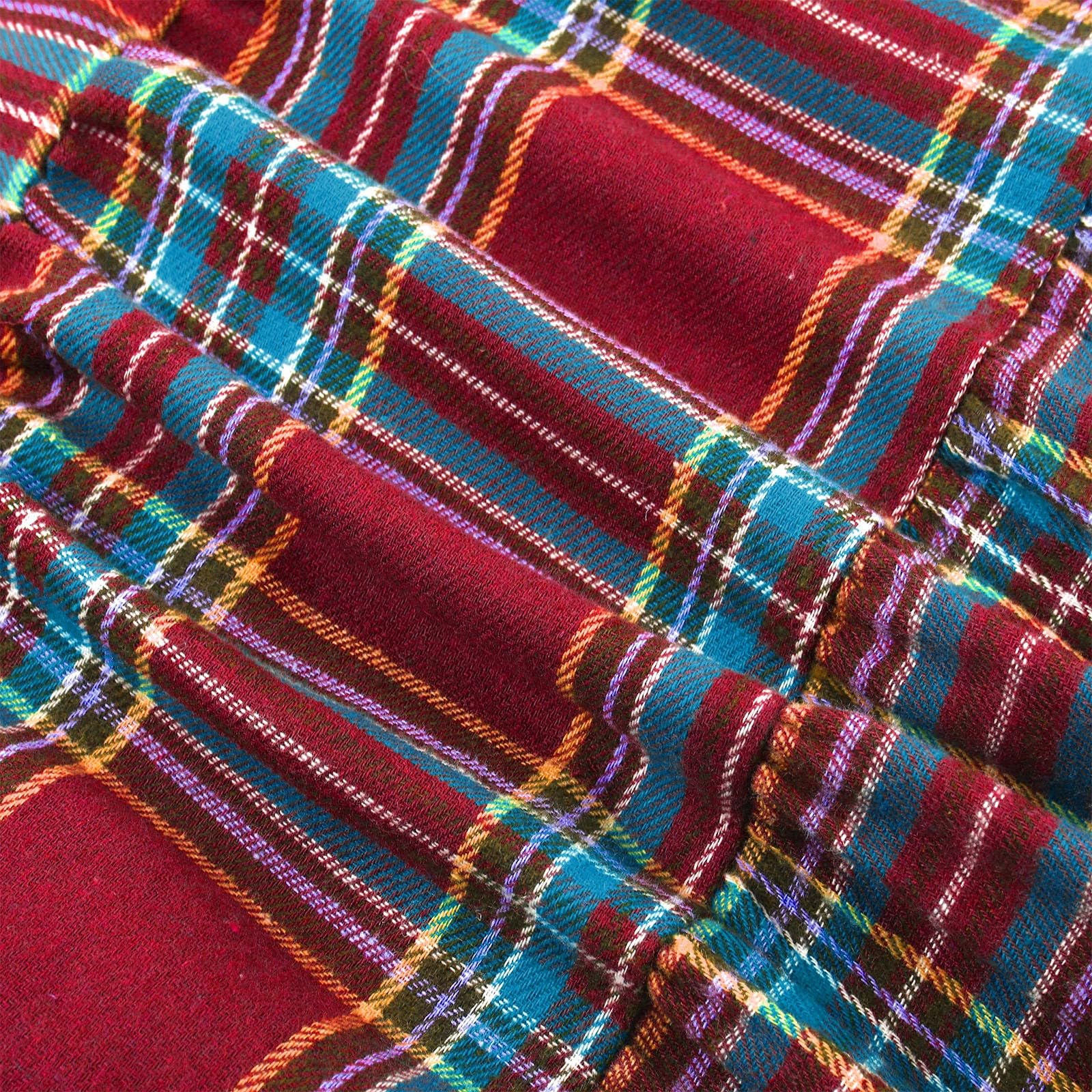 Maxi abito natalizio da donna con scollo quadrato, senza maniche, lungo, a quadretti, abito midi bianco