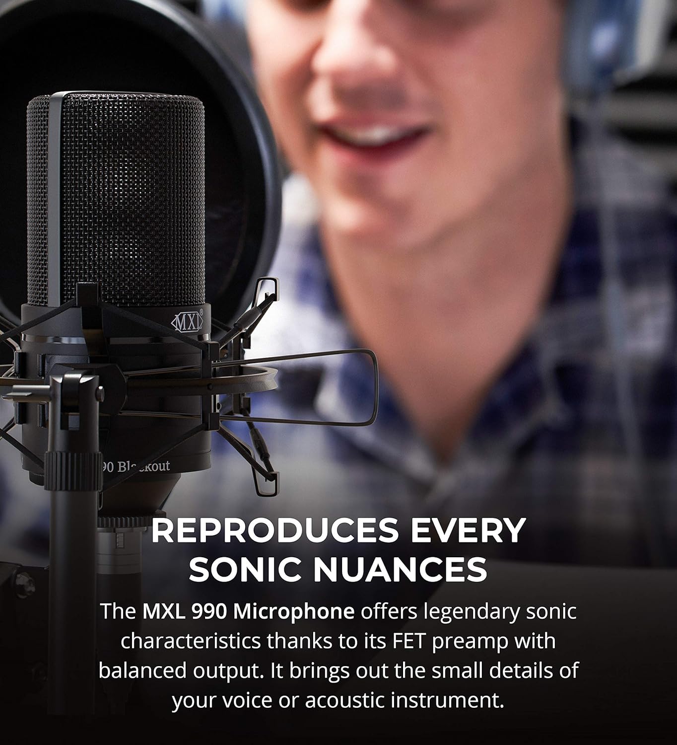 MXL 990 Industries Most Ground Breaking Large-Diaphragm Condenser Microphone