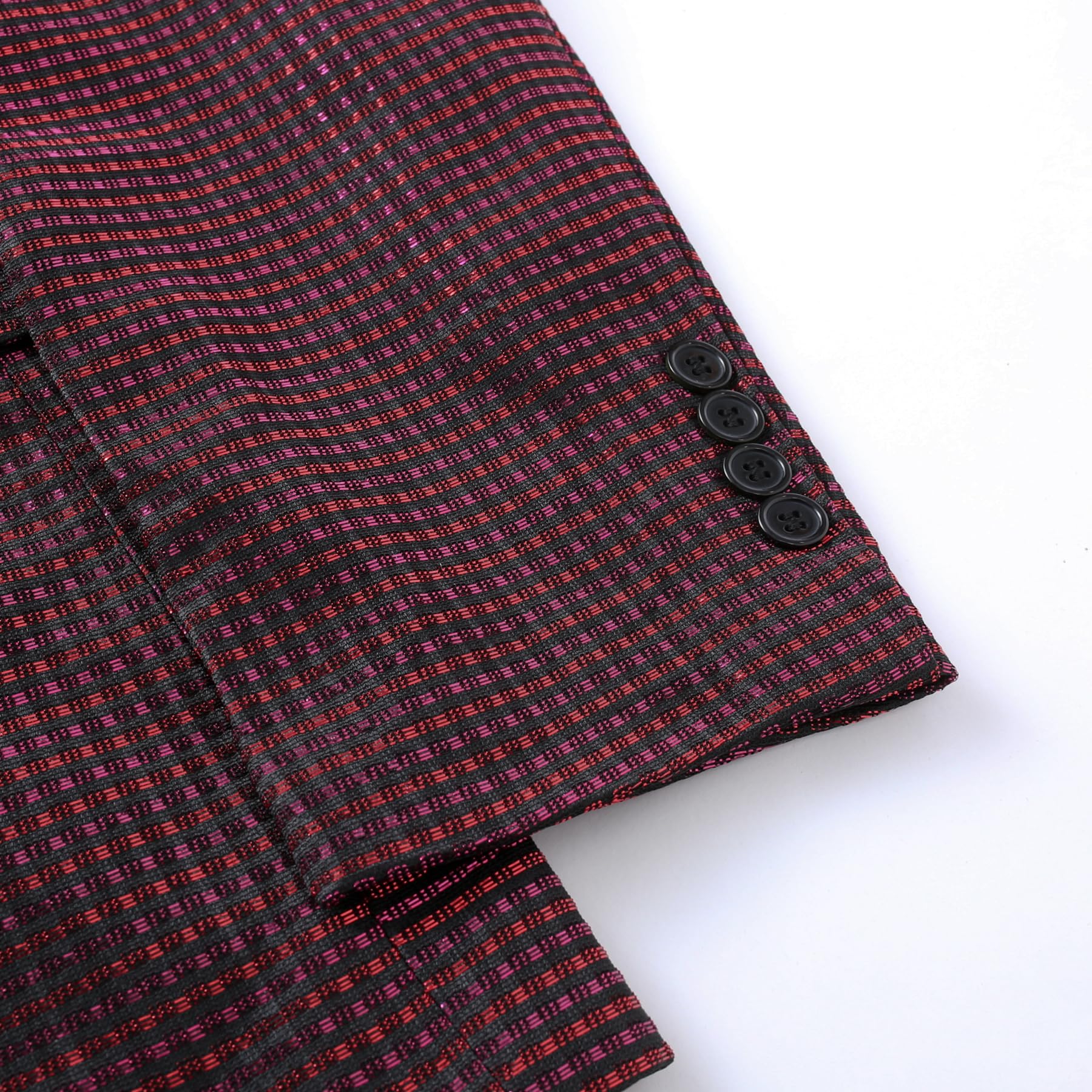 YFFUSHI Blazer Hombre Smoking Elegante Brillante con Cuello de Pico Esmoquin Slim Fit para Cenas Bodas y Galas