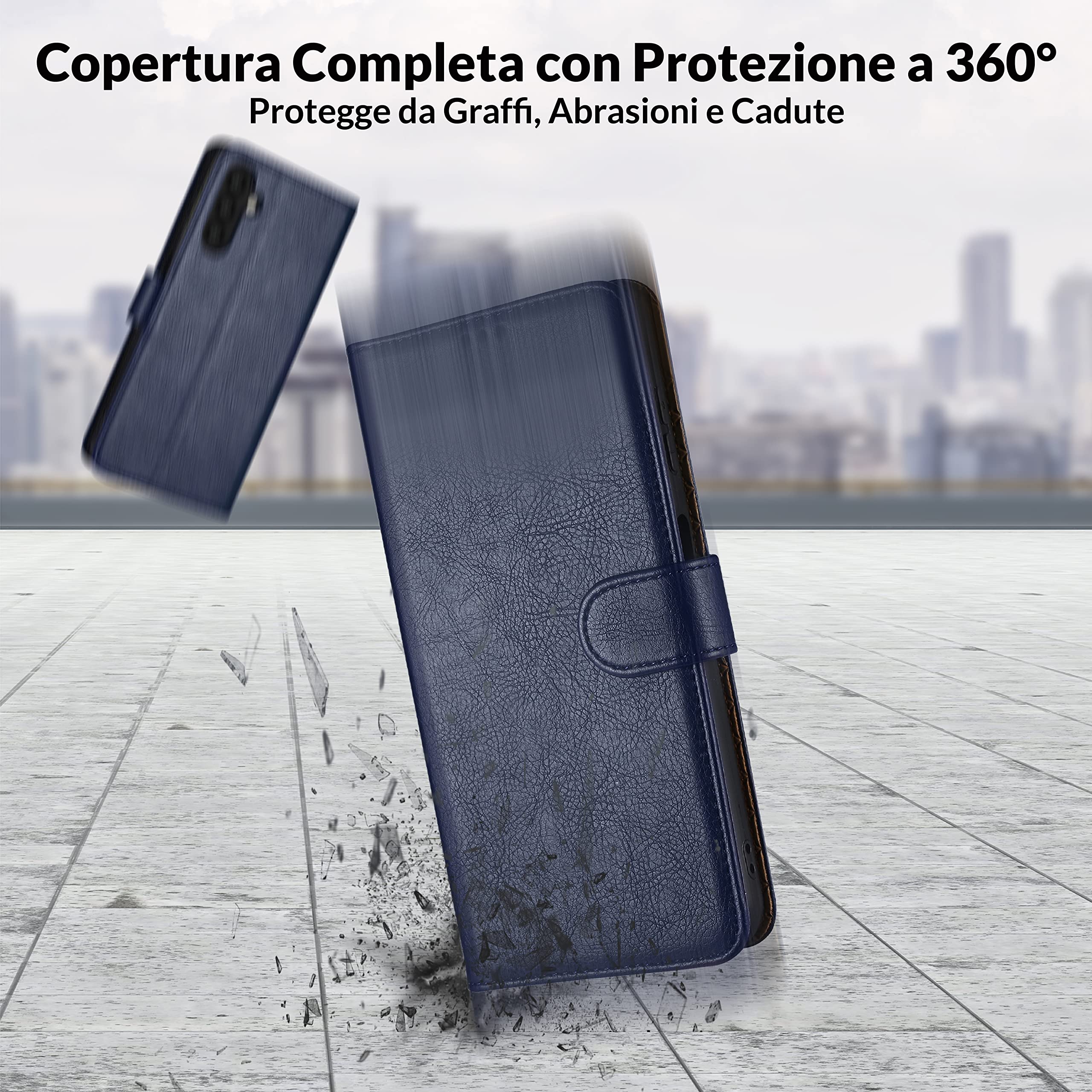 Butnyeoe Cover per iPhone 13 Libro,Gatti/Fiori Motivo in Rilievo Custodia,PU Pelle Protettiva Portafoglio Flip Wallet Case Con Slot per Schede e Magnetica Supporto,Blu-Verde