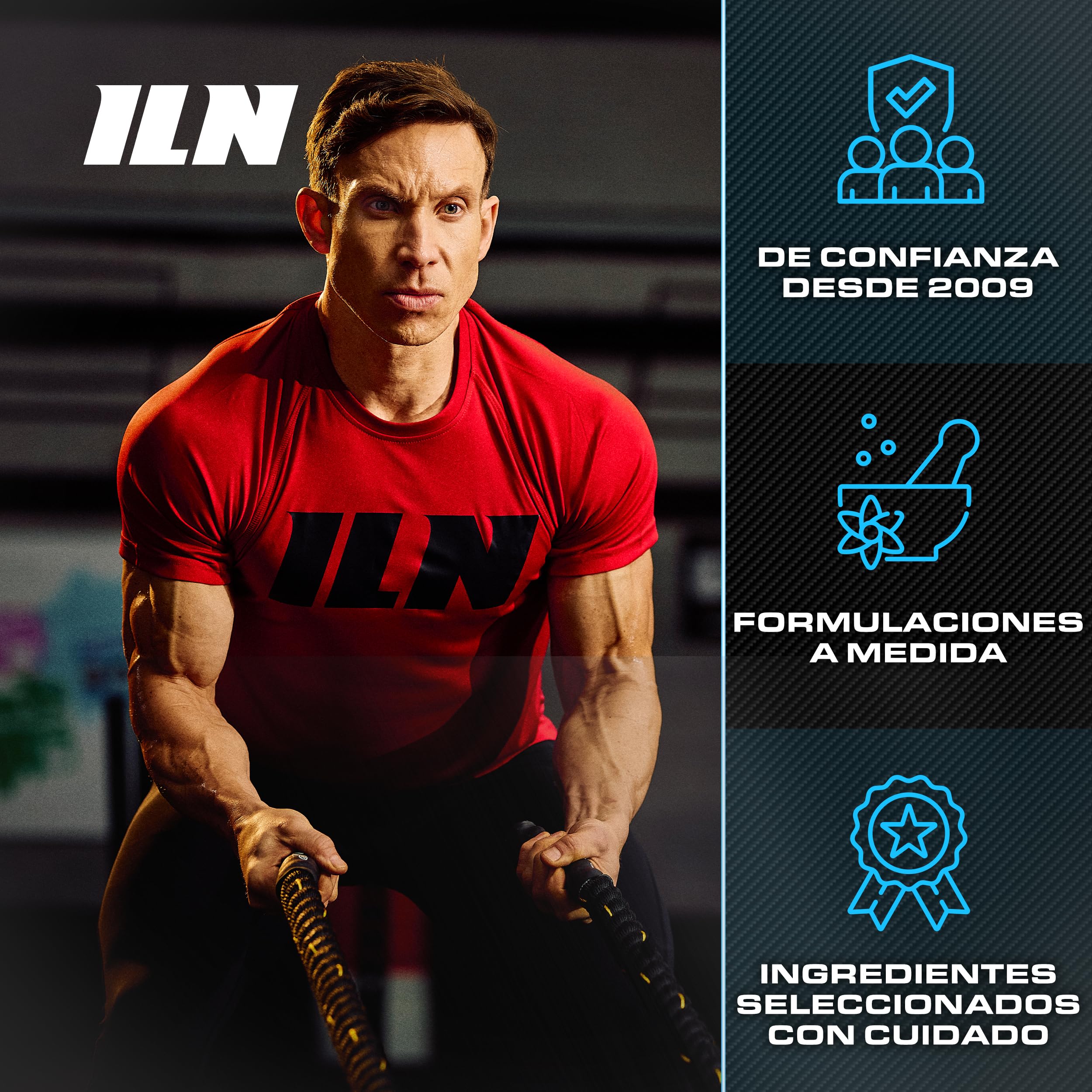 ILN - Tribulus terrestris equivalente a 6000 mg, 98% saponinas - suplemento unisex, 90 cápsulas vegetarianas