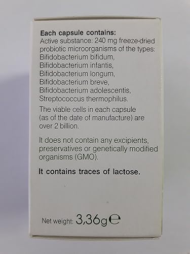 Miniatura 4 de Genesis Bifidobacterium Complex BB Probiotic 14 Cápsulas de 240 Mg Paquete de Viaje