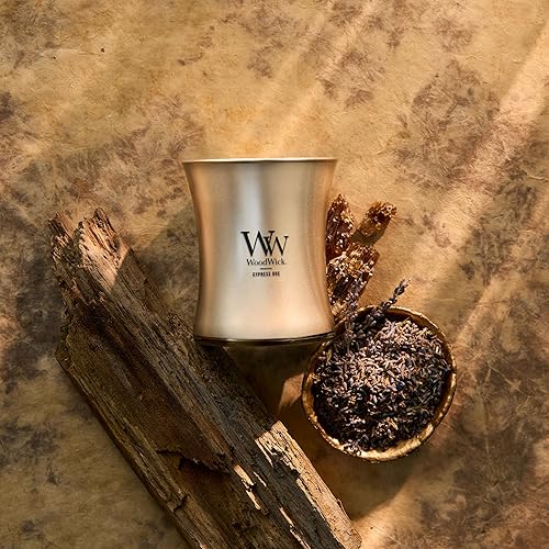 Vista 54 de WoodWick - Vela mediana de reloj de arena, aroma Fireside, cera de mezcla de soja prémium, se agrieta mientras se quema, perfecta para regalo, 9.7