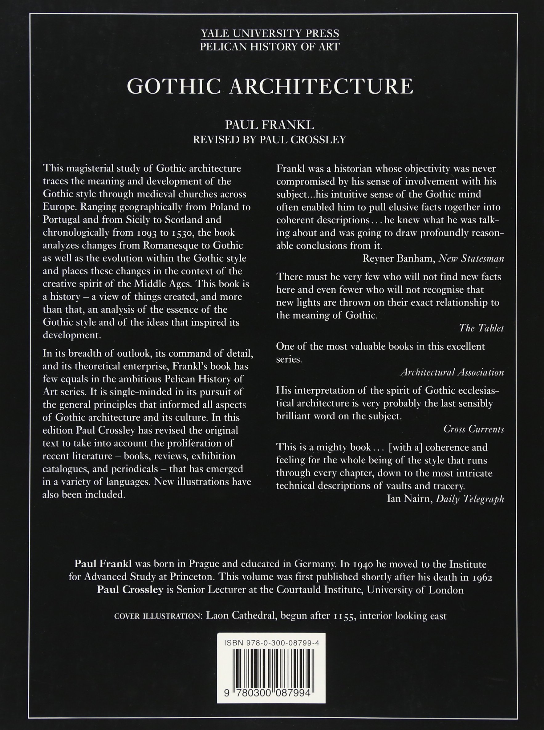 Gothic Architecture (Yale University Press Pelican History of Art)