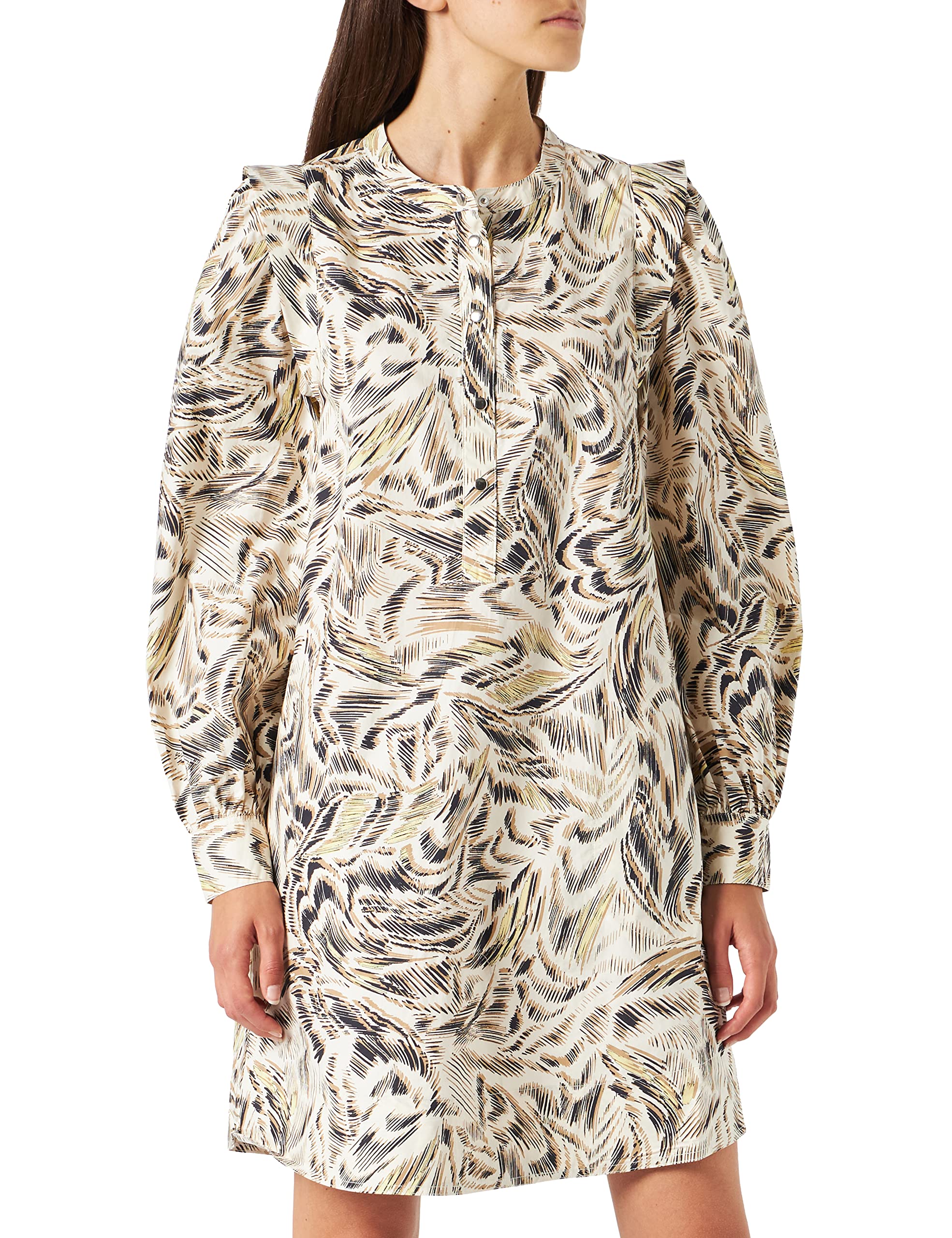 PART TWO MaddinPW DR Dress, Neutral Wing Print MaddinPW DR Dress, Neutral Wing Print Dress, Neutral Wing Print, 36