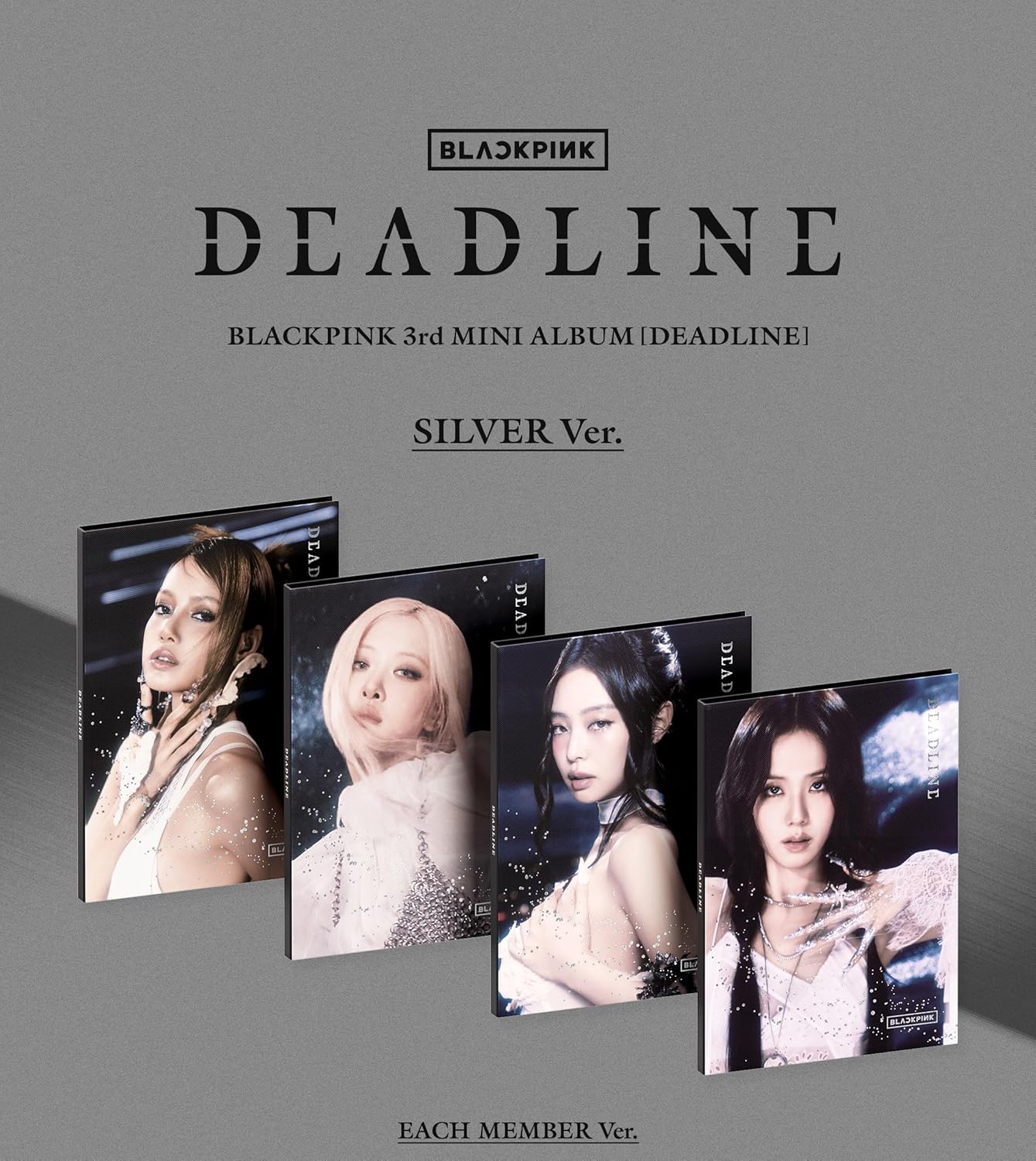 BLACKPINK 3rd Mini Album Deadline Silver Version 4p Set (4 Digipacks)      Audio CD – February 27, 2026