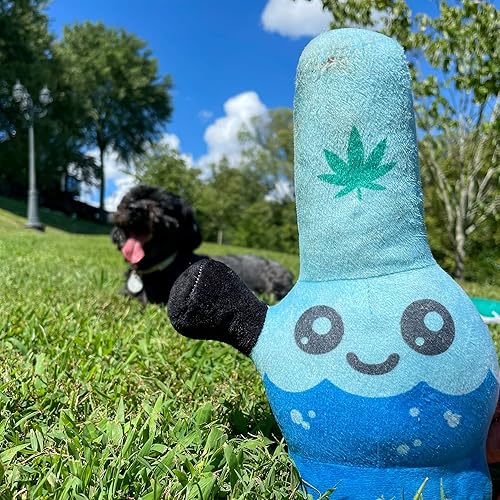 Miniatura 3 de Juguete para perros de pipa de agua divertido relleno Squeaker Chew Weed Plush para cachorros