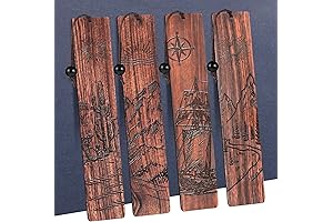 4Pcs Wood Bookmark for Men: The Perfect Gift for Adventurers