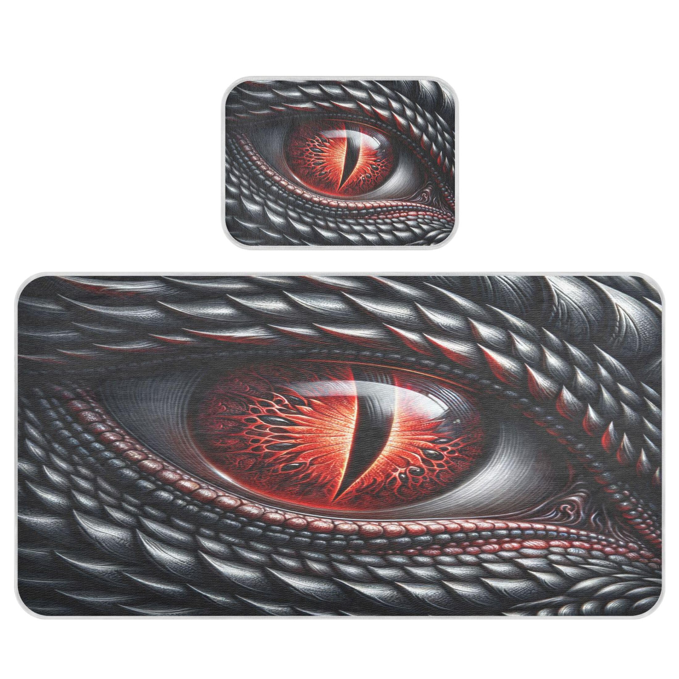 Takiito Black Dragon Baby Cooling Mattress Pad, Soft & Breathable Cooling Mat Keep Baby Cool in Summer 28x52 in, Nursery Essential