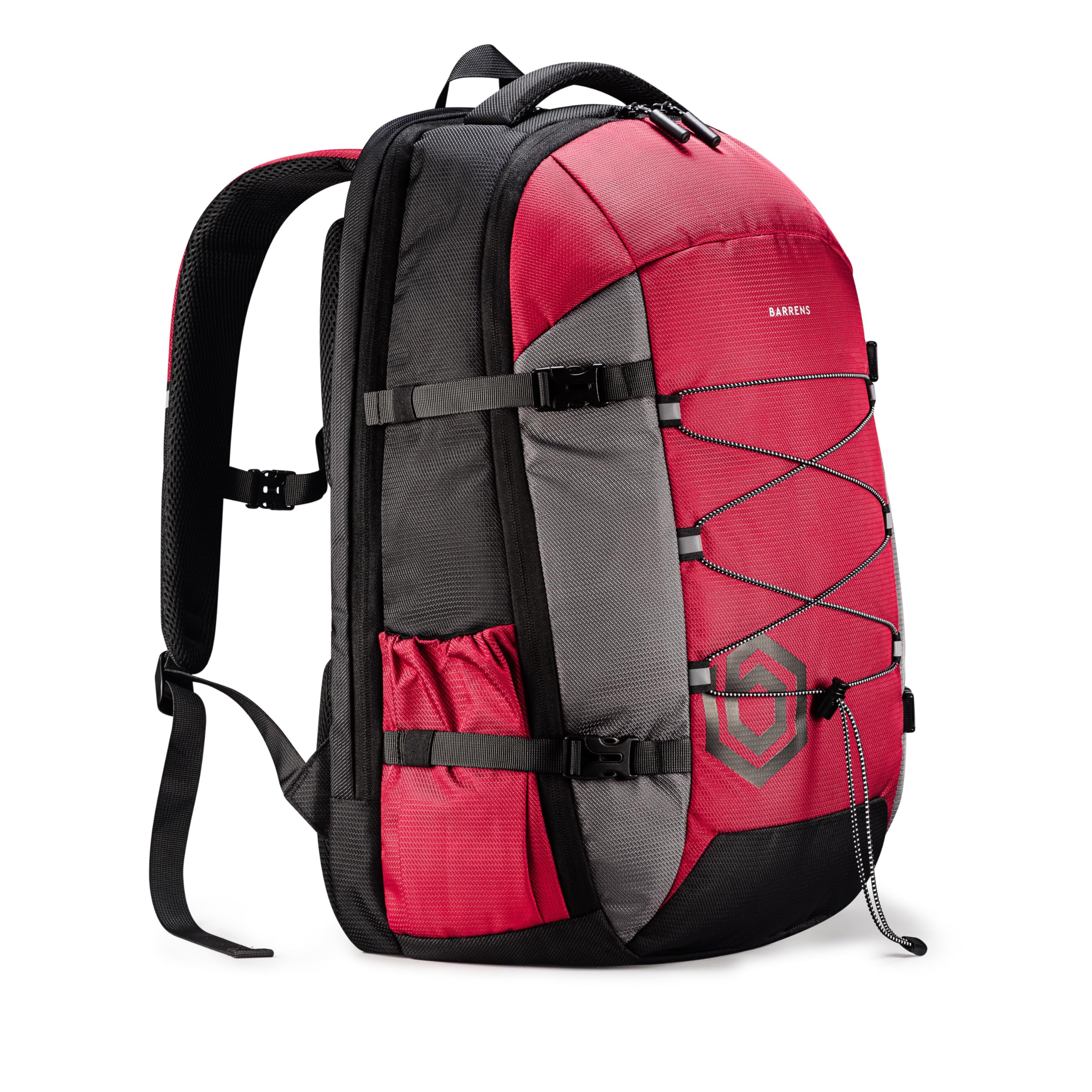 BARRENS Borsa per cabina bagagli a mano, 55 x 40 x 20 cm, zaino da viaggio leggero, 38 l, per aereo con elementi riflettenti e design ergonomico