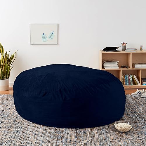 Miniatura 128 de Chill Sack - Funda para puf Microgamuza - Carbón - Solo funda,Microsuede - Chocolate - Solo funda,Microsuede - Azul marino - Solo funda,Guijarro -