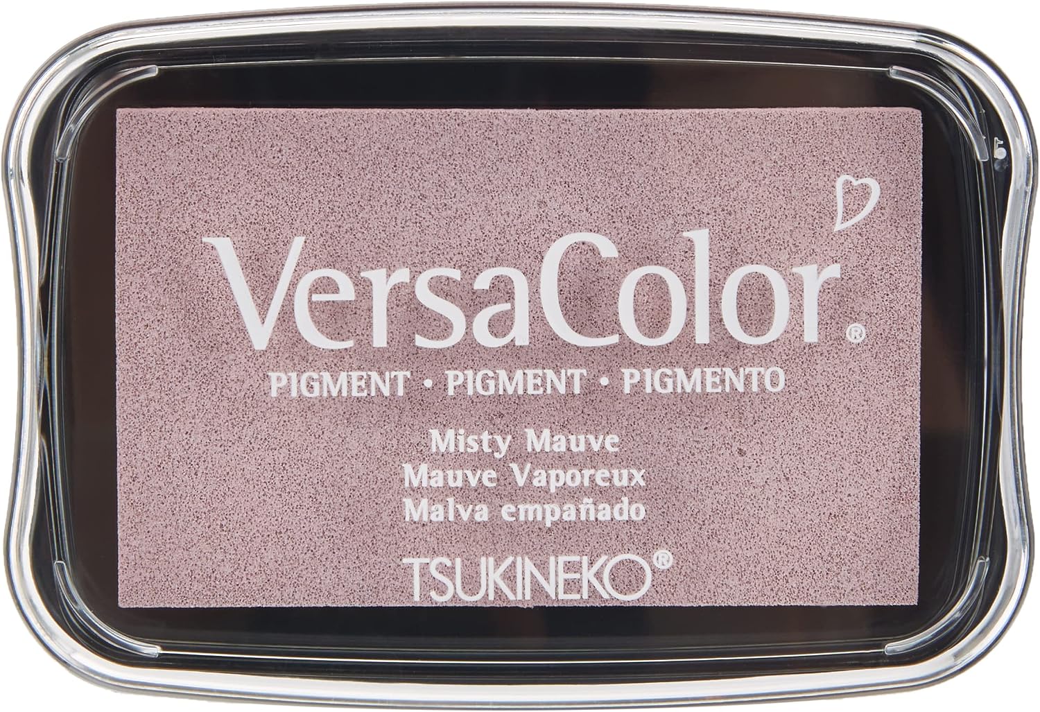 Rayher Versa Color Pigment Ink-pad, 9.6x6.3x1.8cm, White, Sponge, 9.6 x 6.3 x 1.8 cm