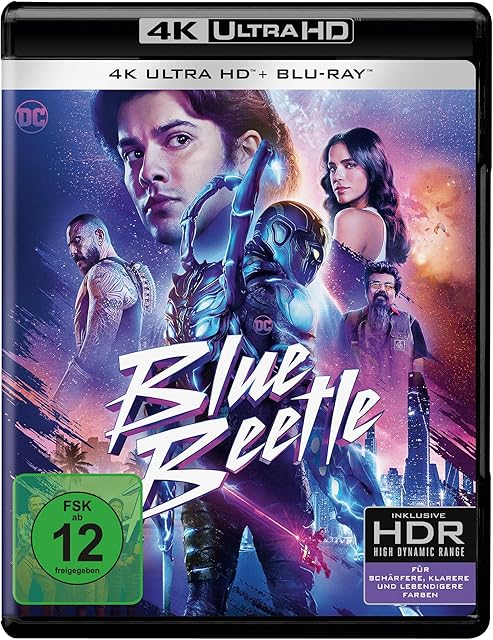 Blue Beetle. 4K Ultra HD: 4K Ultra HD Blu-ray + Blu-ray