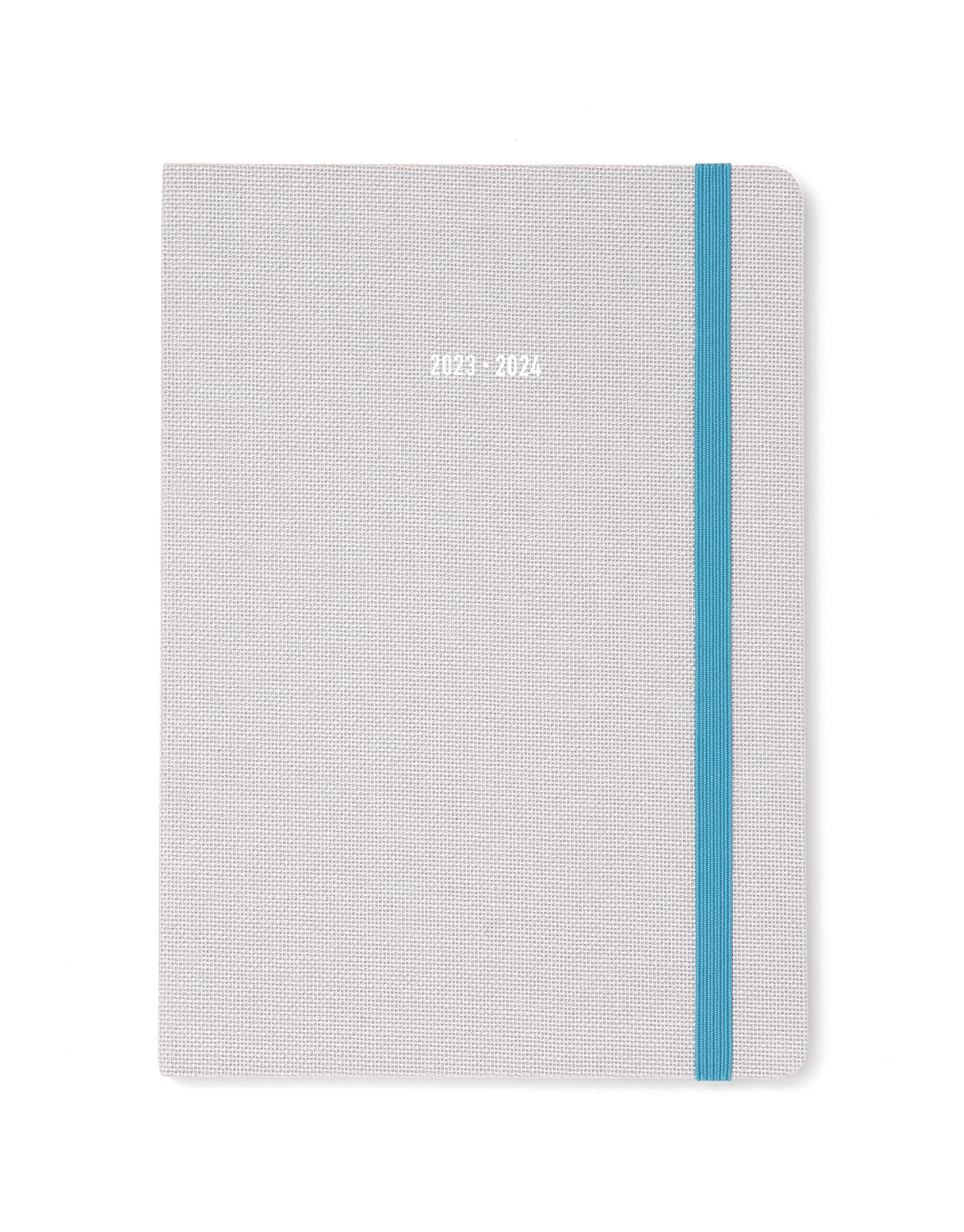 Letts Raw A5 academic 2023/2024 week to view diary - grey