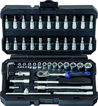 8651 1/4-Inch "Proficraft" Socket Set - Blue 46-Piece