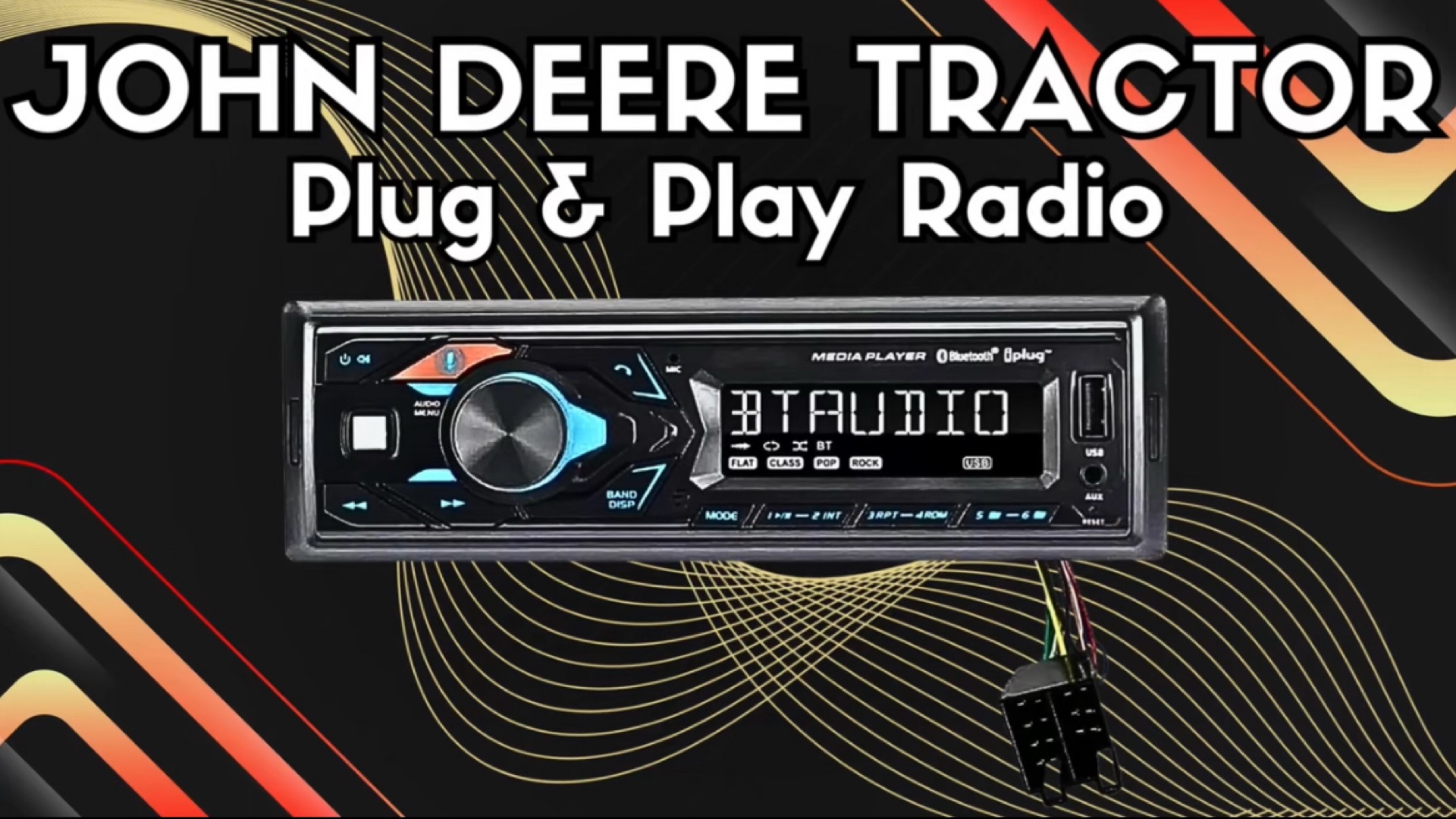 Amazon.com: Generic Bluetooth Tractor Radio for John Deere, JCB
