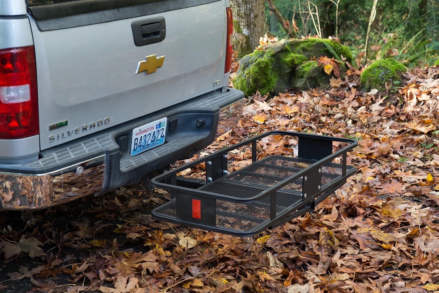 Heininger HitchMate CargoLoad Mounted Cargo Carrier 2" Receiver, Black, Large