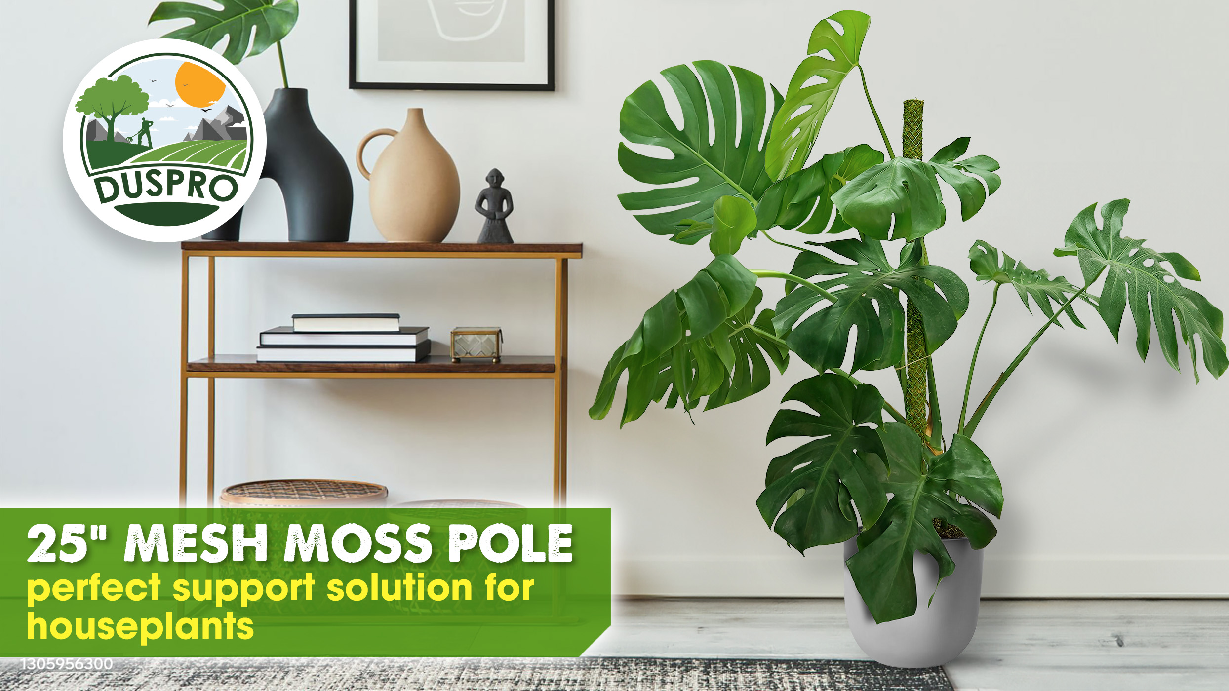 Amazon.com : DUSPRO 2 Pack 25'' Mesh Moss Pole for Climbing Plants