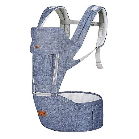 1st Step 5 in 1 Hip seat Baby Carrier (Denim)