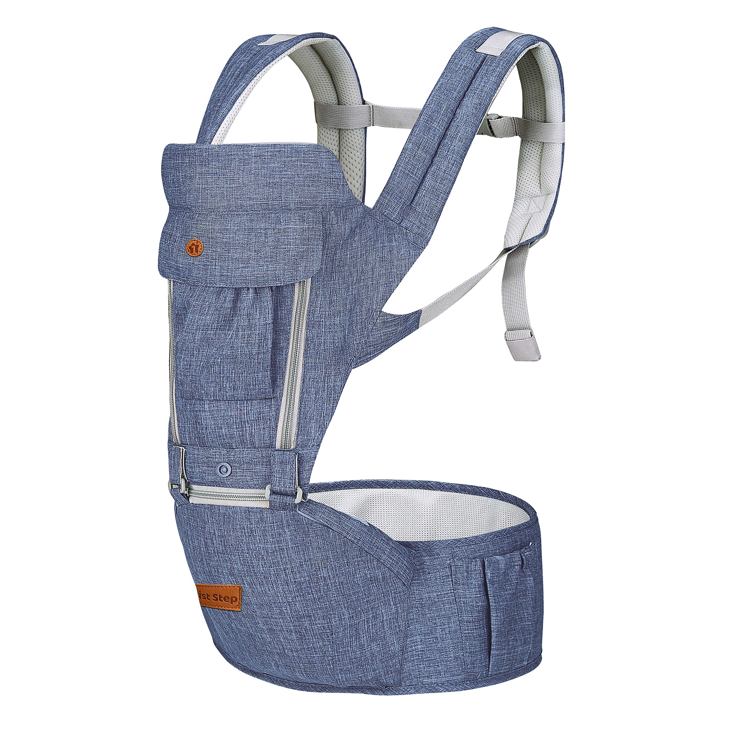 1st Step 5 in 1 Hip seat Baby Carrier (Denim)