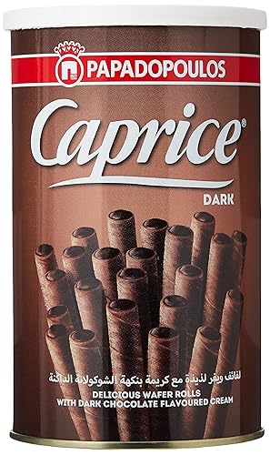 Papadopoulos Obleas de chocolate negro Caprich, 8.82 oz