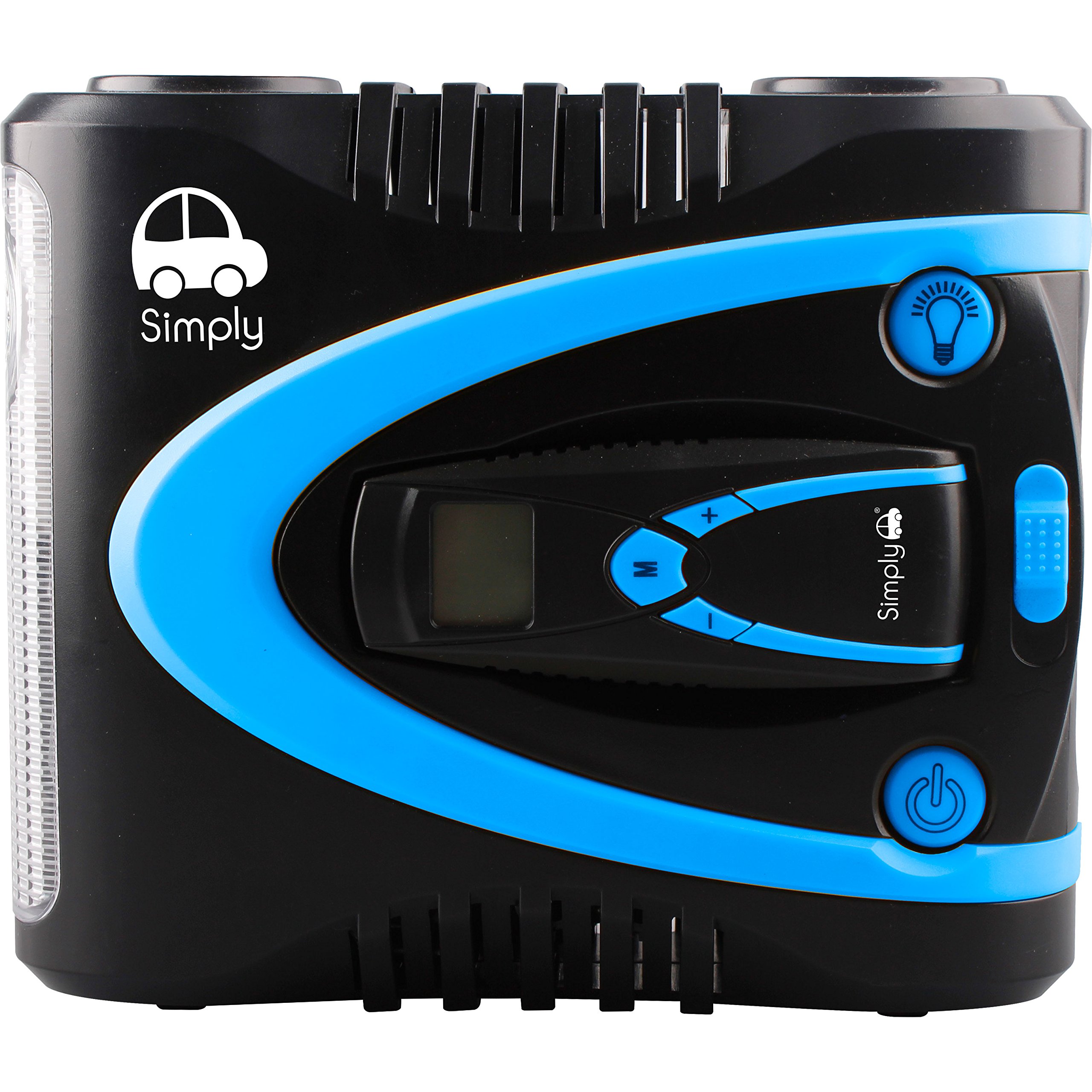 12V 100Psi Digital Tyre Inflator Air Pump With Led Lamp Digital Gauge 5037409088044