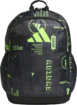 adidas Affiliate School Backpack 28L, Upscaled Mix-black/Lucid Lemon Yellow