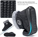 Women Snow Boots 2026 Winter Shoes with Fur Lined Warm Boots for Women Waterproof Booties Anti Slip Shoes