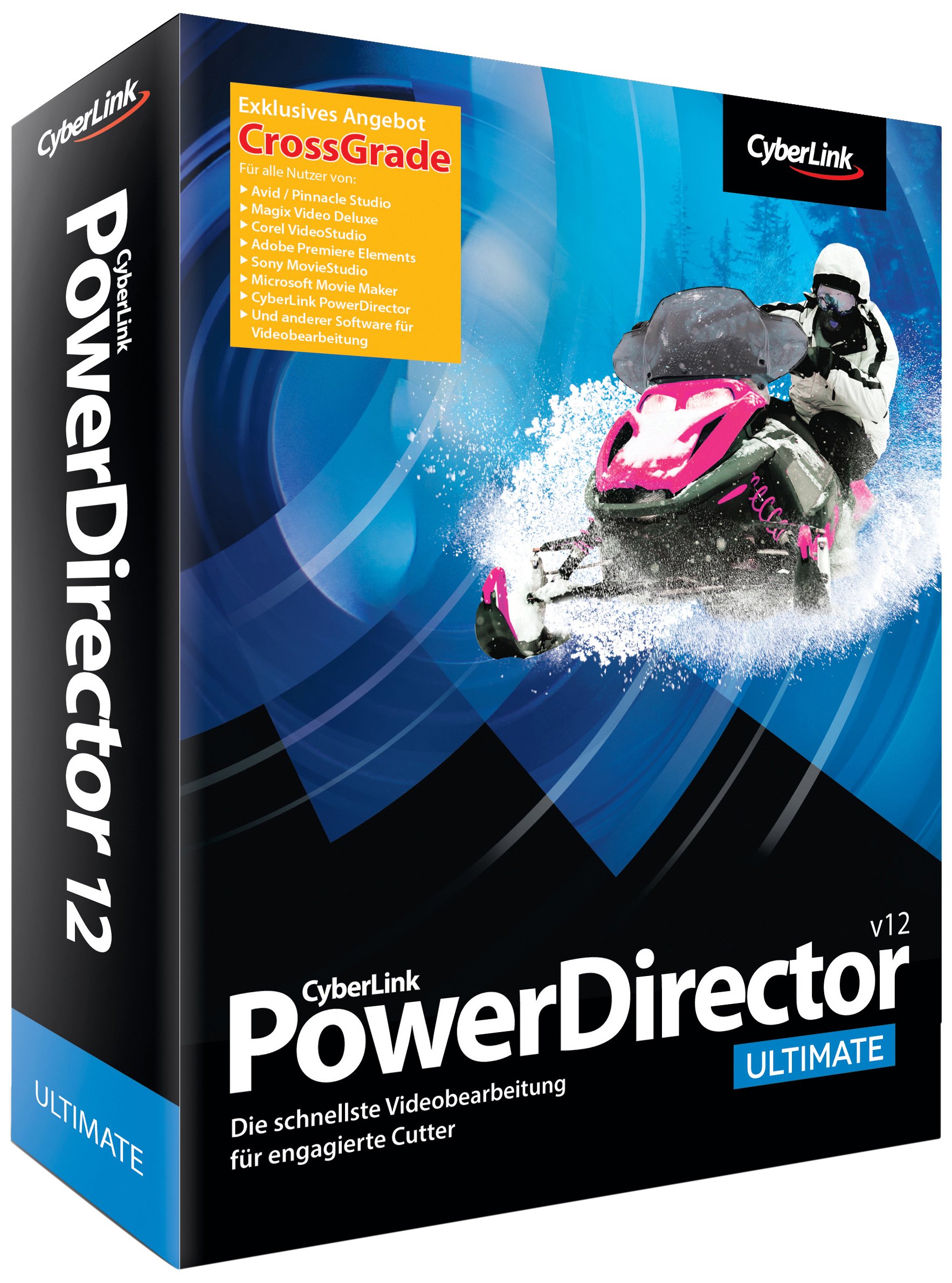 Cyberlink PowerDirector 12 Ultimate Crossgrade, 1 CD-ROM