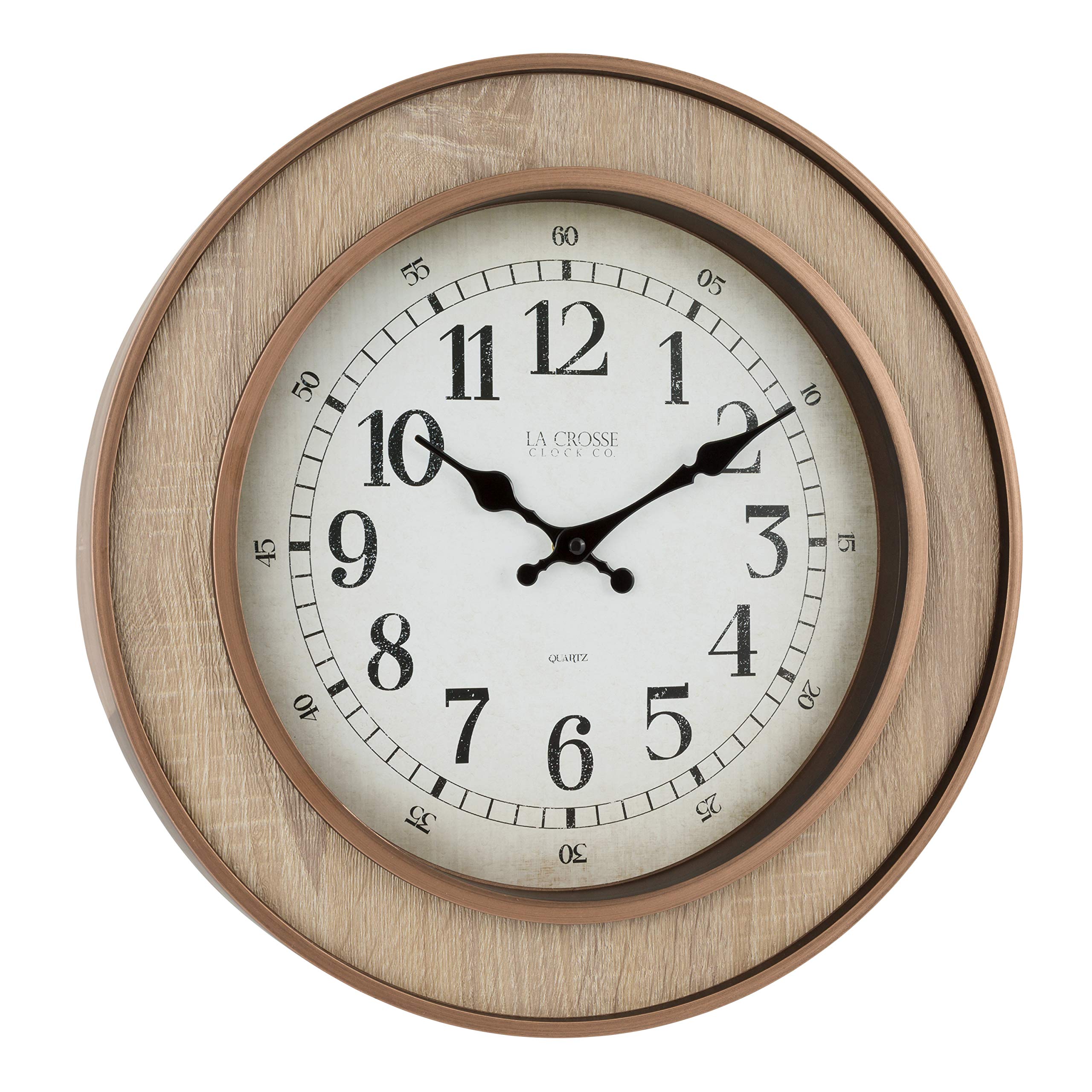 Amazon.com: La Crosse Clock 404-3041 16 Inch Livingston Wall Clock