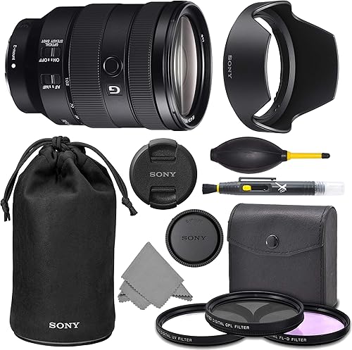 Sony FE 0.945-4.134in f4 G OSS Lens (SEL24105G) with AOM Pro Kit Combo Bundle - International Version