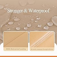 Vista 3 de WJ-X3 Funda Apilable para Silla de Patio, Resistente, Resistente al Viento e Impermeable, Fundas para Sillas de Patio al Aire Libre, 28A x 36P x