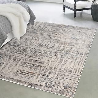 Mazovia Carpet Living Room 80x150cm Cream Abstract Soft Easy Care Floor | Floor Mat for Bedroom Dining Room Office Beige Cleaning Resistant Short Bangs Easy to Clean Synthetic Modern Stylish Elegant