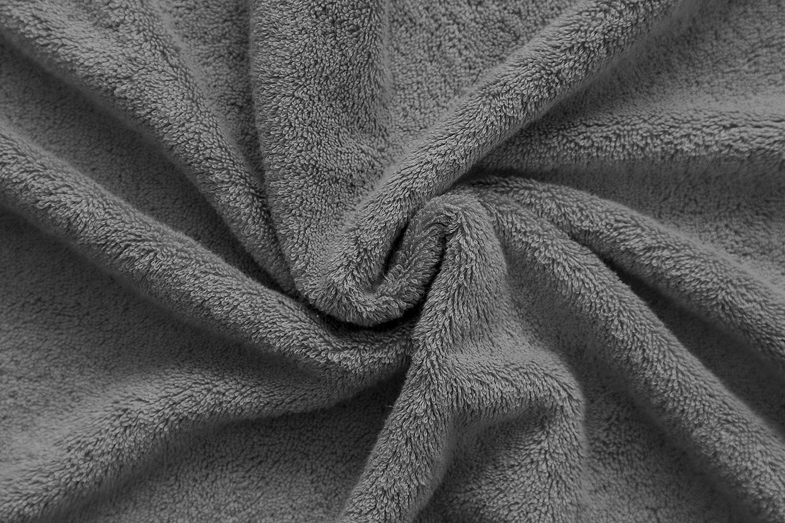 American Veteran Towel, Juego de 4 Toallas de Mano para baño, 100% algodón, Juego de Toallas de Mano turcas Clearance Prime, Toallas de Mano Suaves, Toallas de Mano Gris Oscuro