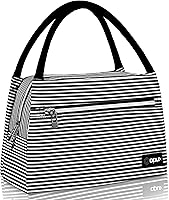 Vista 1 de OPUX, lonchera para mujeres, con aislamiento, bolsa de almuerzo para niñas, para el trabajo, adultos, escuela, pequeña bolsa reutilizable