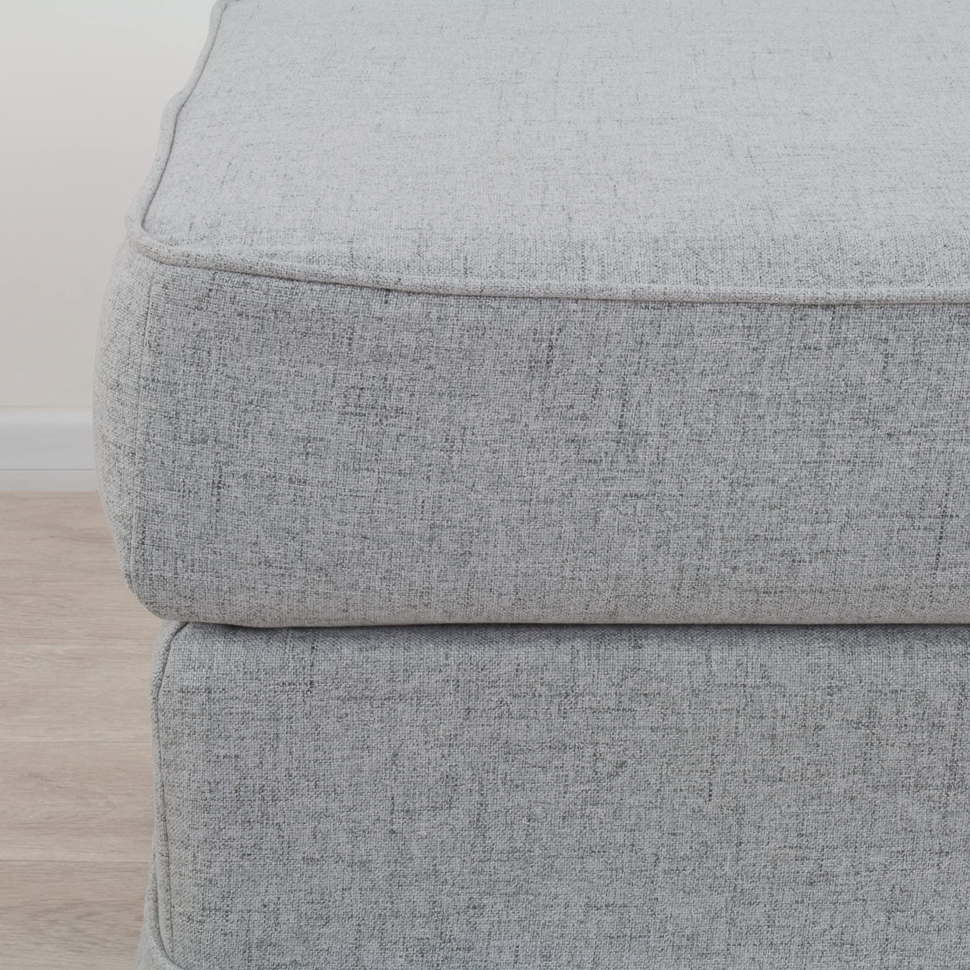 Dagra Perfekter Bezug für EKTORP Hocker (Gray A15)