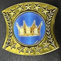 Vista 6 de Express Medals Cinturón de campeonato de campeonato de trofeo de 51 pulgadas de cuero pesado grande MVP más valioso