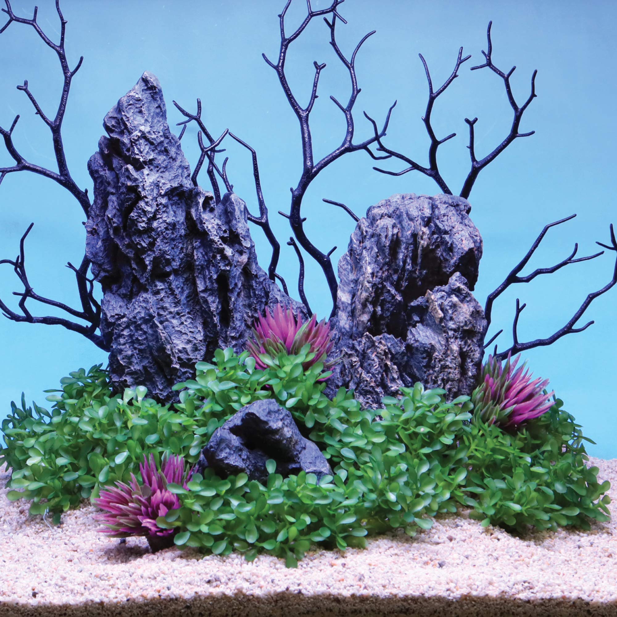 Current Künstliche Aquarium-Pflanze, USA, klein, violett, mit