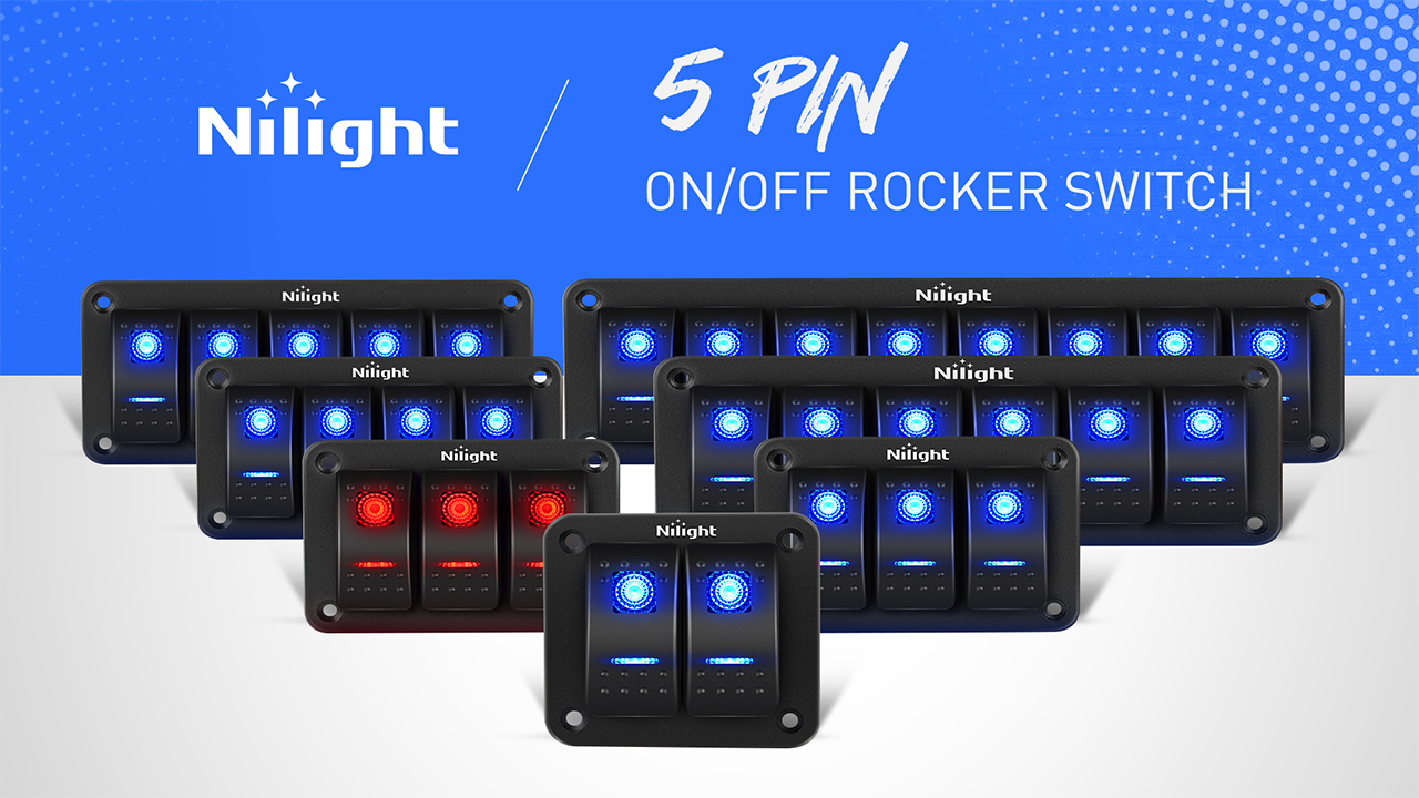Nilight Rocker Switch Panel