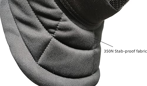 Miniatura 2 de ASAki - Máscara de esgrima Hema con tela a prueba de puñaladas de 350N, equipo Hema con forro de cobertura completa (extraíble y lavable). para