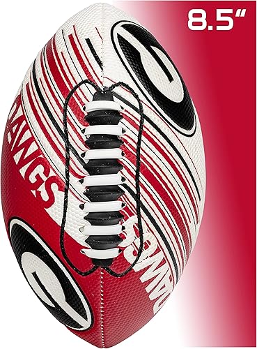 Miniatura 6 de Franklin Sports NCAA - Mini balón de fútbol juvenil - 8.5 pulgadas SPACELACE textura de fácil agarre, perfecto para niños