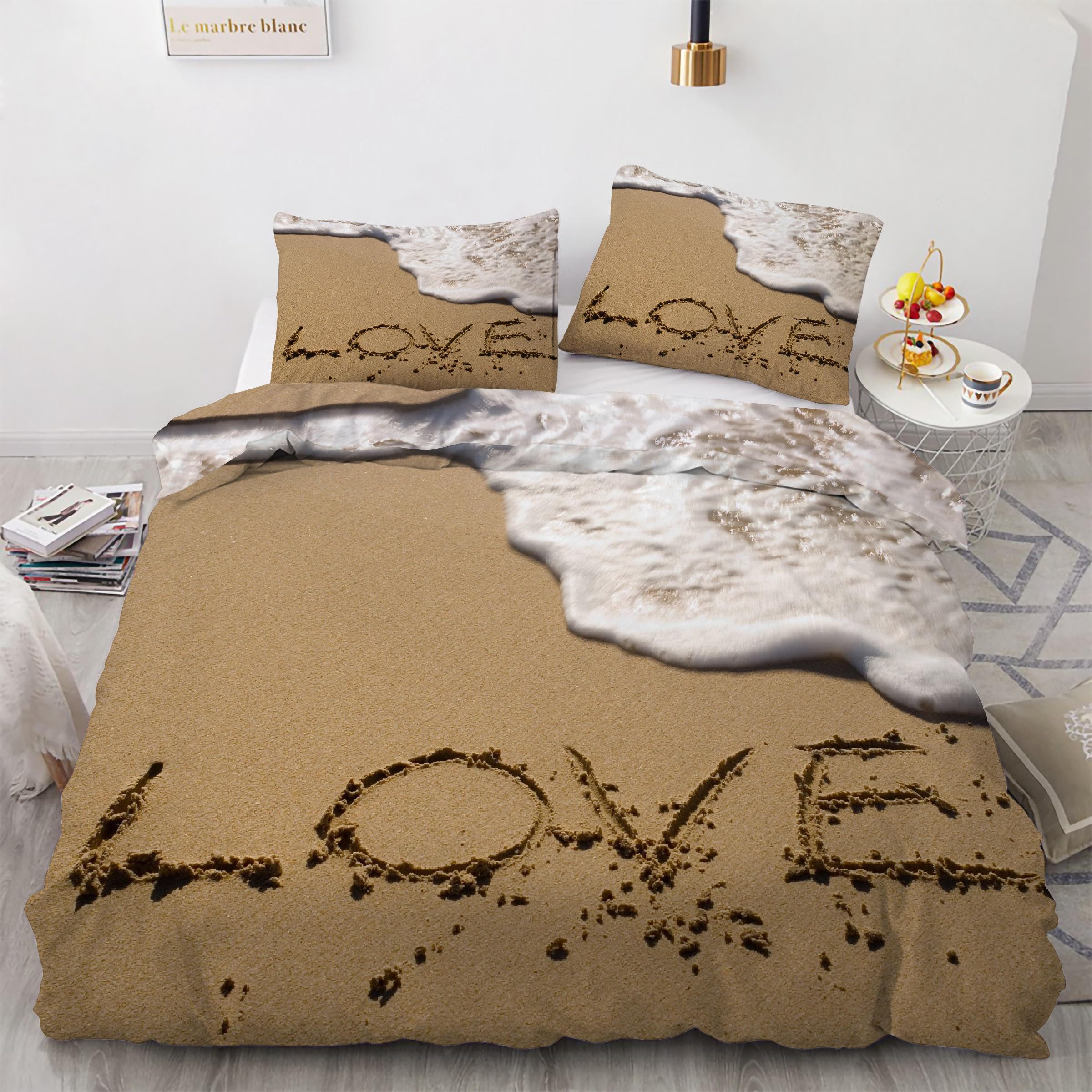 Housse de couette plage 220x240 pour transformer votre chambre en un havre de vacances