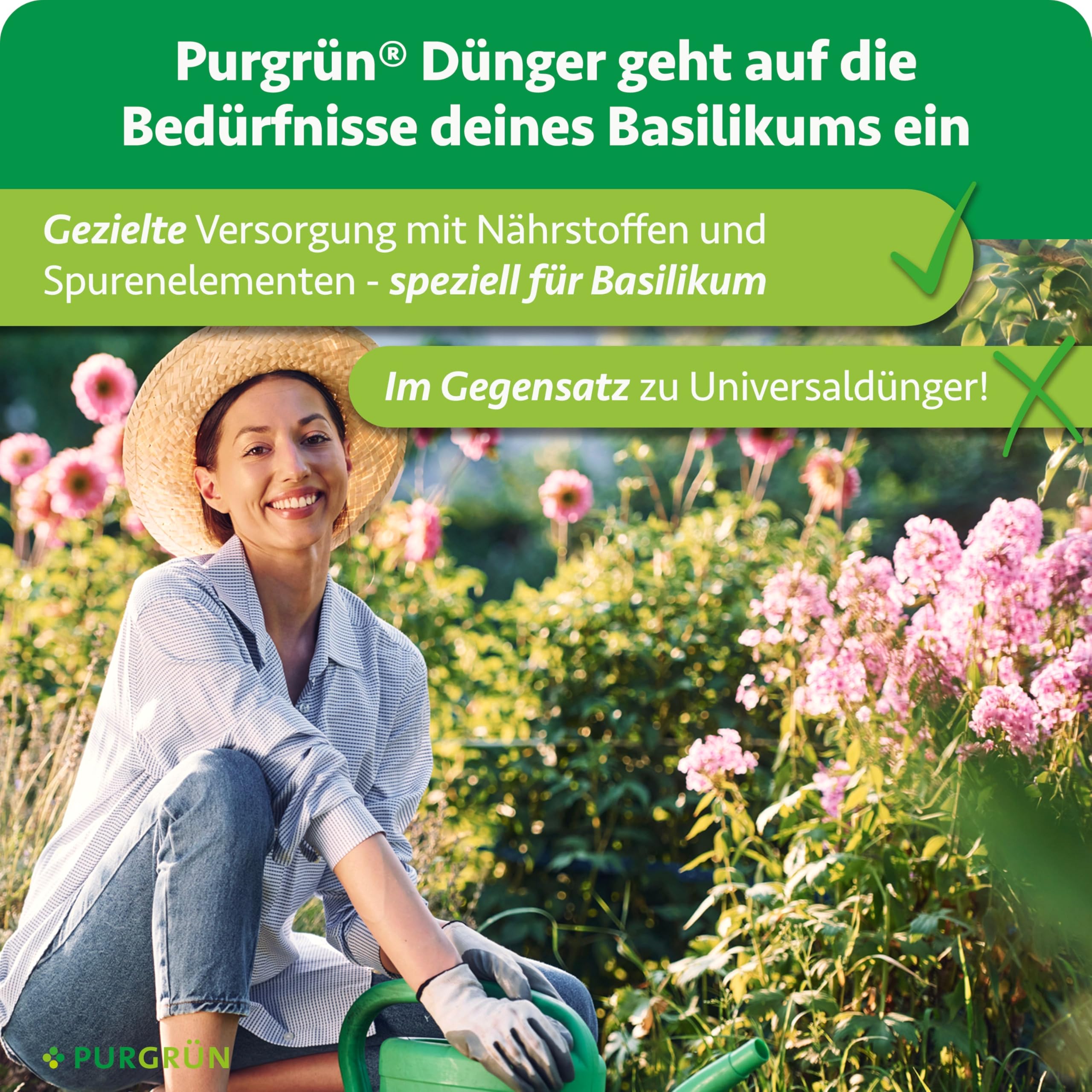 Bio-Basilikum-Dünger 1 Liter – Organische Rezeptur – Premium-Flüssigdünger – NPK 4+1+7 – Mit Algenextrakt & Vinasse – Extra Kalium für buschiges Wachstum – Ohne tierische Inhaltsstoffe