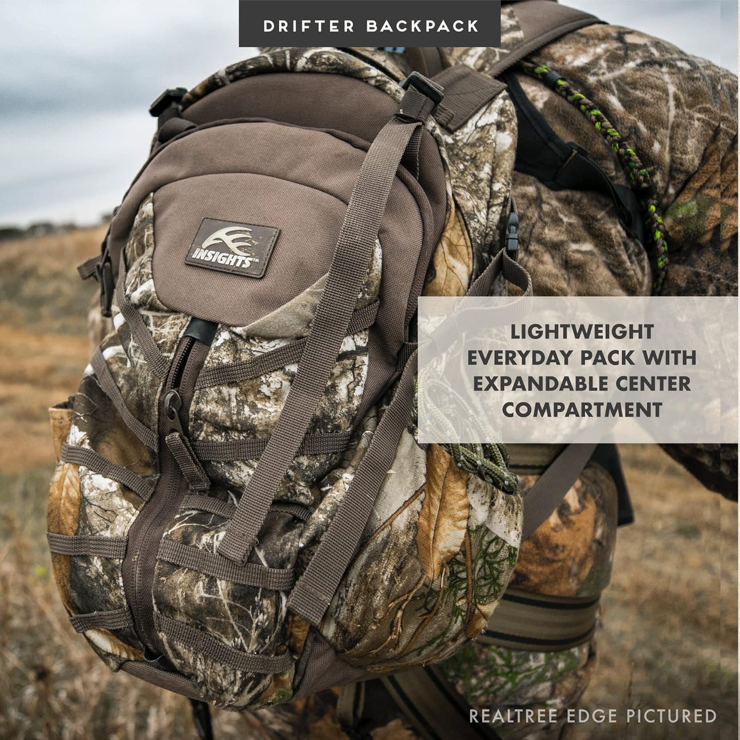 Insights Hunting by frogg toggs - The Drifter Backpack, Small, Lightweight Camo Hunting Day Pack, Mossy Oak Bottomland : Sports & Outdoors