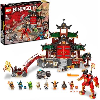 LEGO 71767 Ninjago Ninja Dojo Temple from Master of Spinjitzu, Building Set with 5 Rooms, Includes 8 Mini Forges such as Lloy