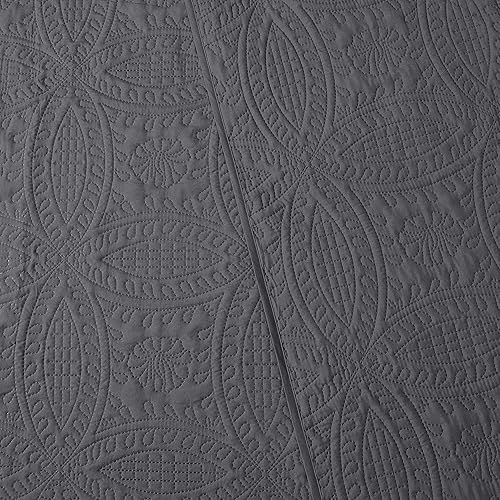 Miniatura 8 de Mellanni - Juego de colcha para cama individual con funda de almohada - Cubierta de ropa de cama con tecnología de acolchado ultrasónico - Juego de